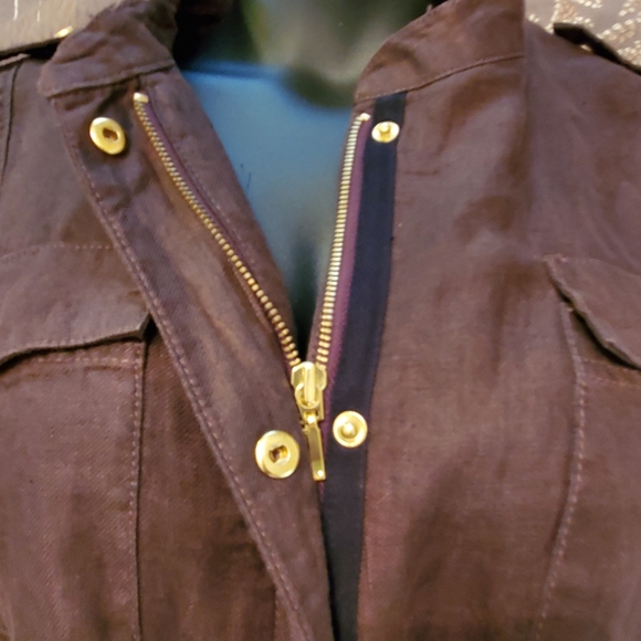 Brown Linen Jacket - Picture 2 of 8